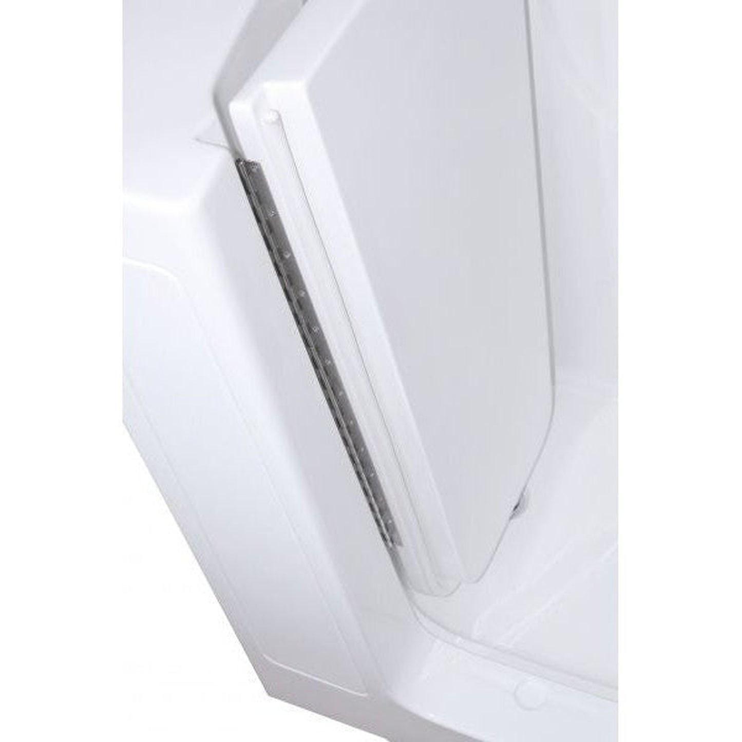 Mobility Bathworks 30"W x 55"L x 46"H Walk-In Left Hand Soaker Tub