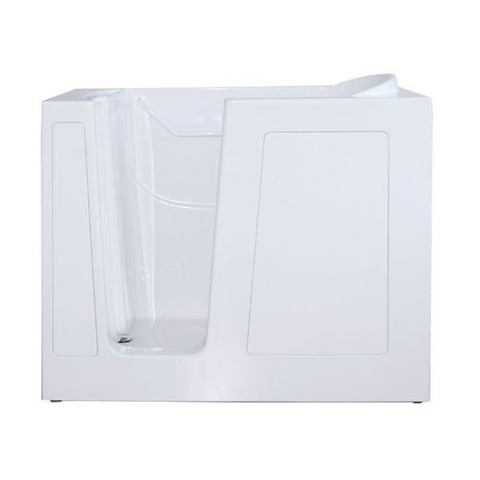 Mobility Bathworks 30"W x 55"L x 46"H Walk-In Left Hand Soaker Tub