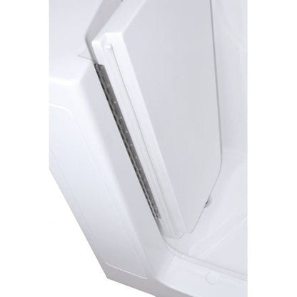 Mobility Bathworks 30"W x 55"L x 46"H Walk-In Left Hand Water Jetted Tub - White