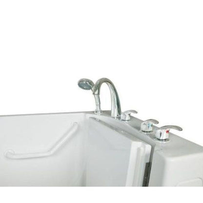 Mobility Bathworks 30"W x 55"L x 46"H Walk-In Right Hand Air Jetted Tub - White