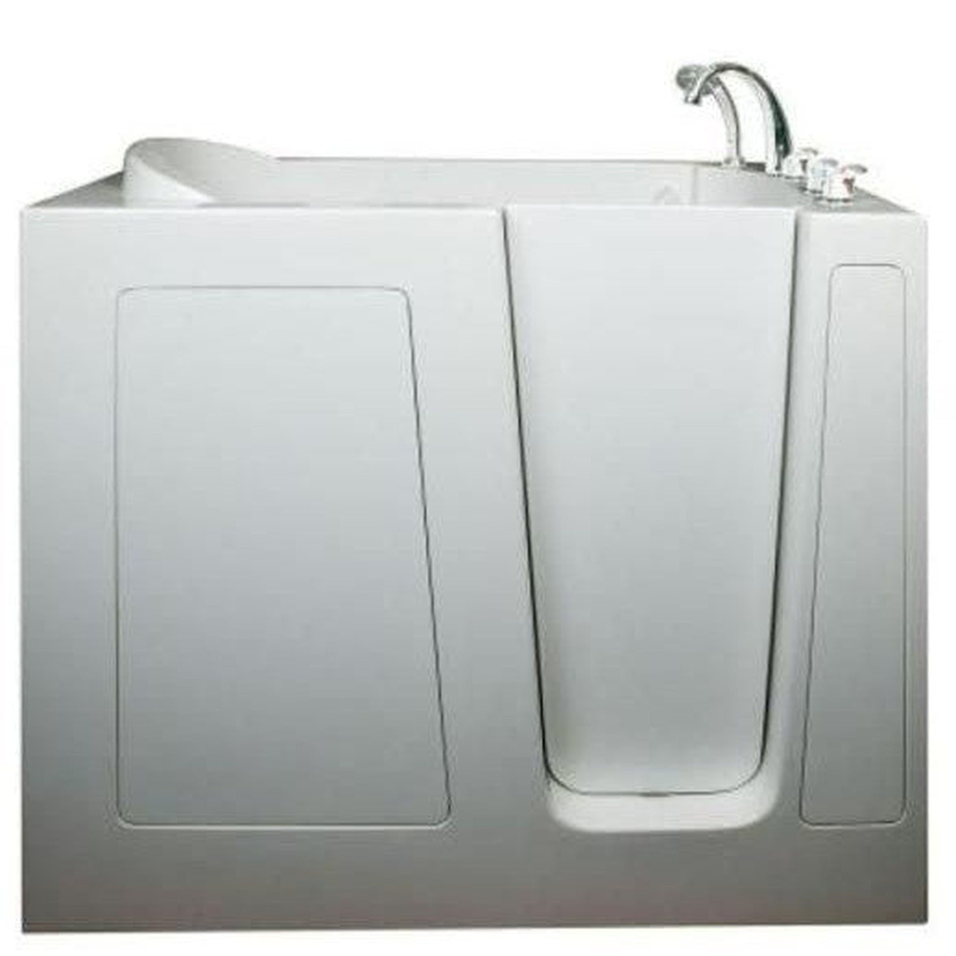 Mobility Bathworks 30"W x 55"L x 46"H Walk-In Right Hand Air Jetted Tub - White