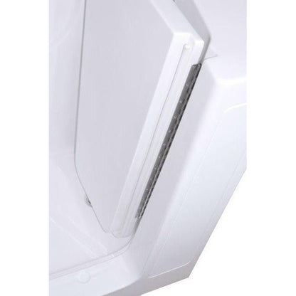 Mobility Bathworks 30"W x 55"L x 46"H Walk-In Right Hand Water Jetted Tub - White
