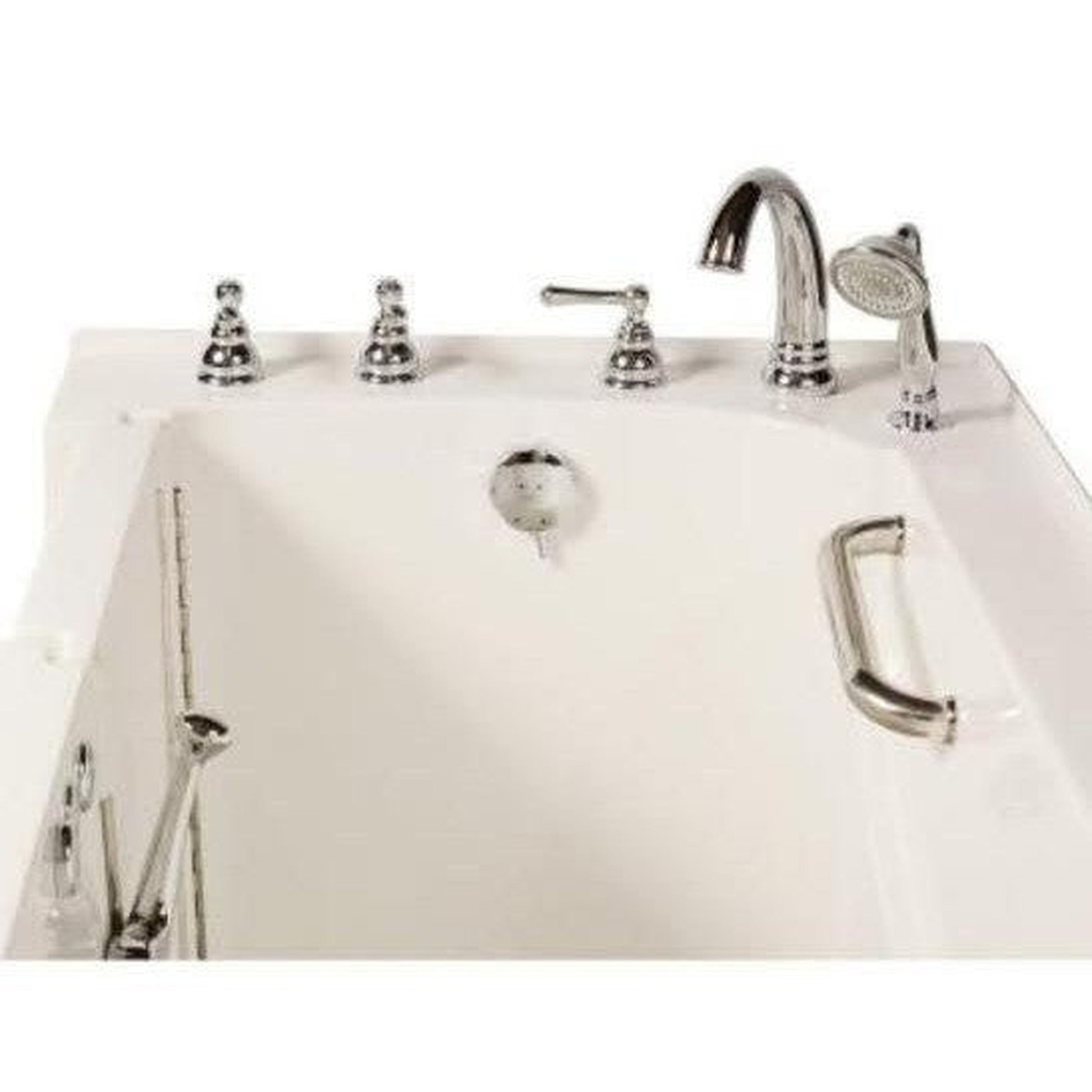 Mobility Bathworks 30"W x 60"L x 38"H Walk-In Left Hand Air Jetted Tub - White
