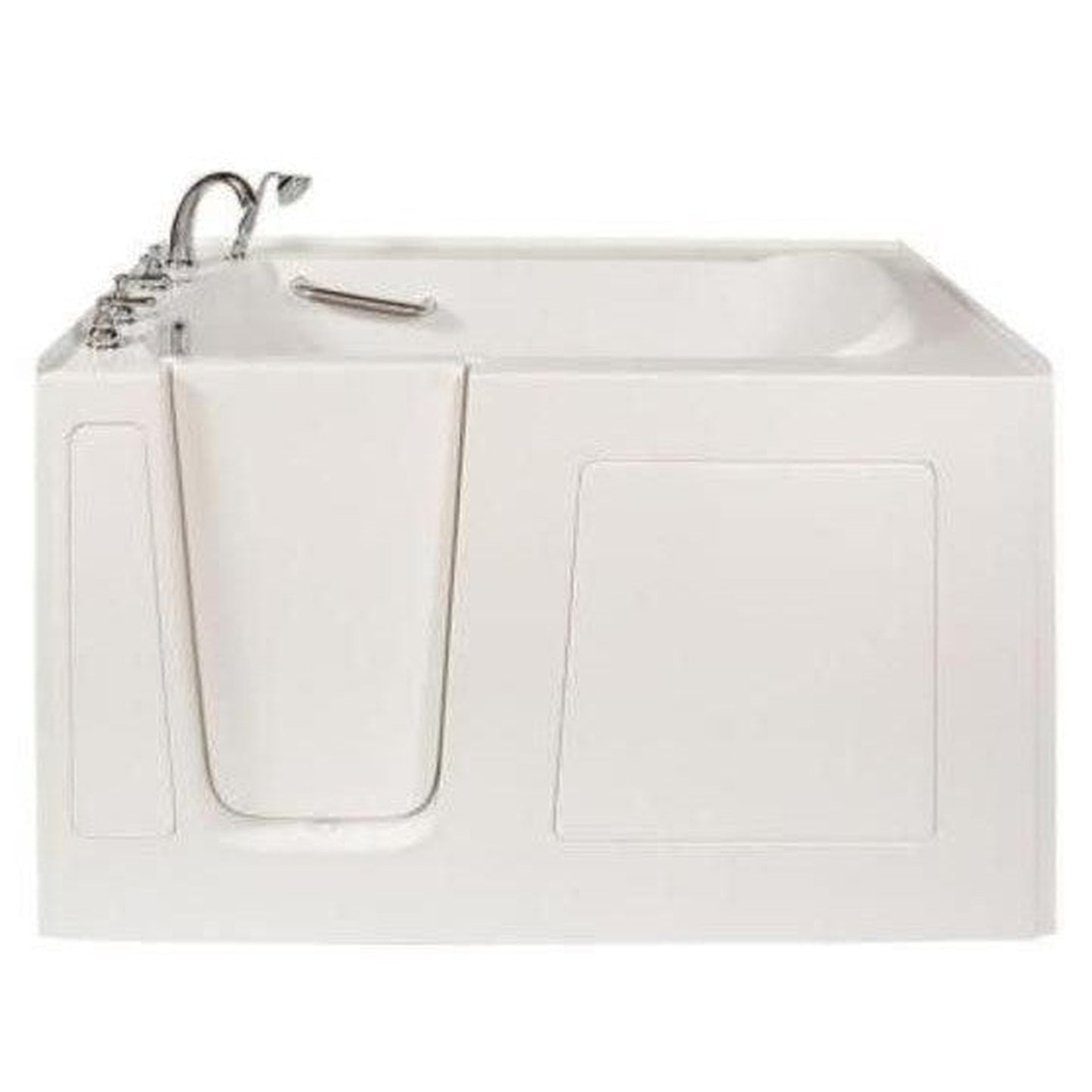 Mobility Bathworks 30"W x 60"L x 38"H Walk-In Left Hand Air Jetted Tub - White
