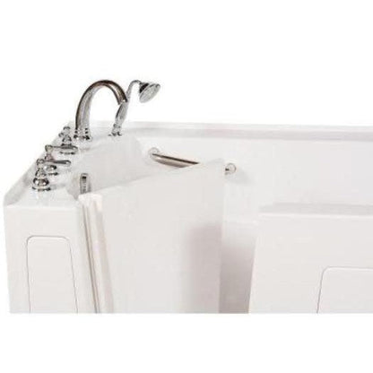 Mobility Bathworks 30"W x 60"L x 38"H Walk-In Left Hand Air Jetted Tub - White