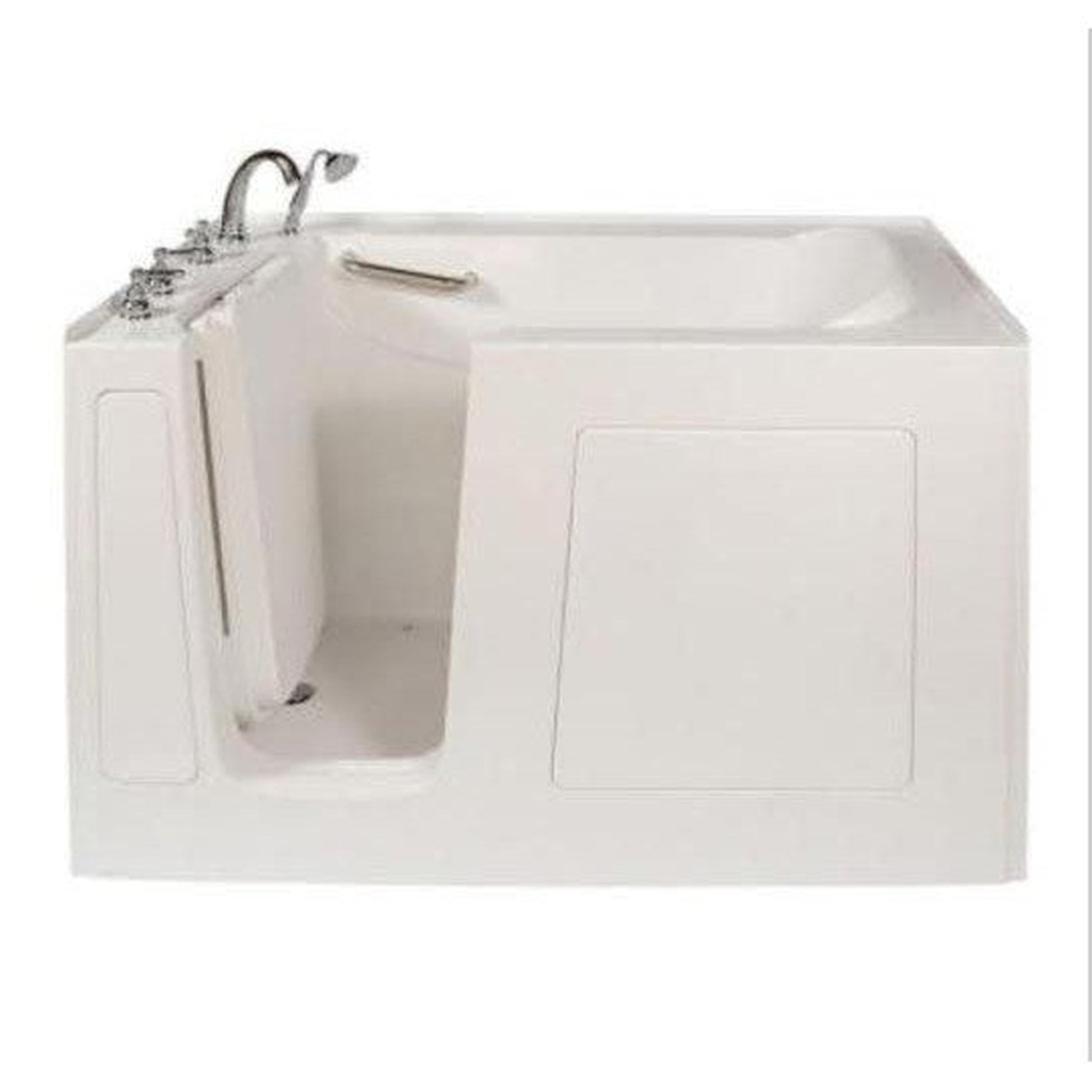 Mobility Bathworks 30"W x 60"L x 38"H Walk-In Left Hand Air Jetted Tub - White