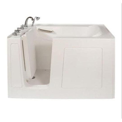 Mobility Bathworks 30"W x 60"L x 38"H Walk-In Left Hand Air Jetted Tub - White