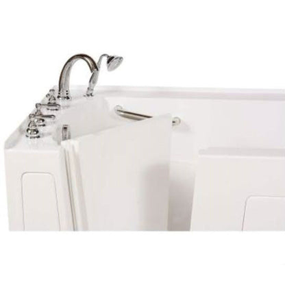 Mobility Bathworks 30"W x 60"L x 38"H Walk-In Left Hand Dual Jetted Tub - White