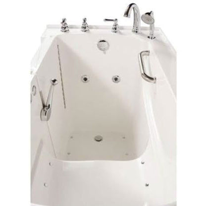 Mobility Bathworks 30"W x 60"L x 38"H Walk-In Left Hand Dual Jetted Tub - White