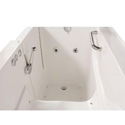 Mobility Bathworks 30"W x 60"L x 38"H Walk-In Left Hand Dual Jetted Tub - White