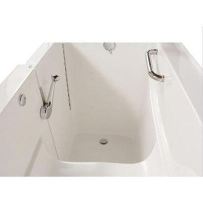 Mobility Bathworks 30"W x 60"L x 38"H Walk-In Left Hand Soaker Tub - White