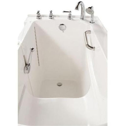 Mobility Bathworks 30"W x 60"L x 38"H Walk-In Left Hand Soaker Tub - White