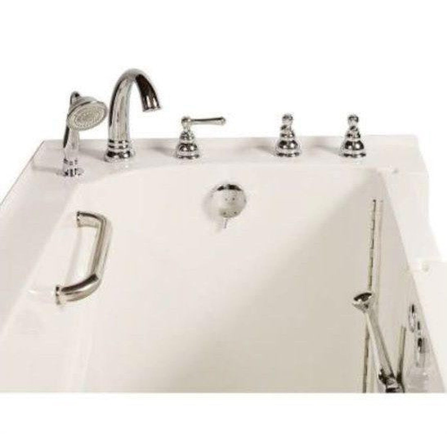 Mobility Bathworks 30"W x 60"L x 38"H Walk-In Right Hand Air Jetted Tub - White