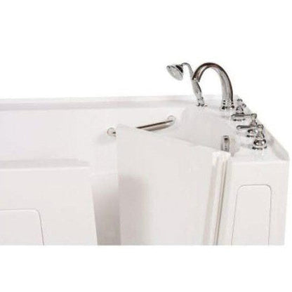 Mobility Bathworks 30"W x 60"L x 38"H Walk-In Right Hand Air Jetted Tub - White