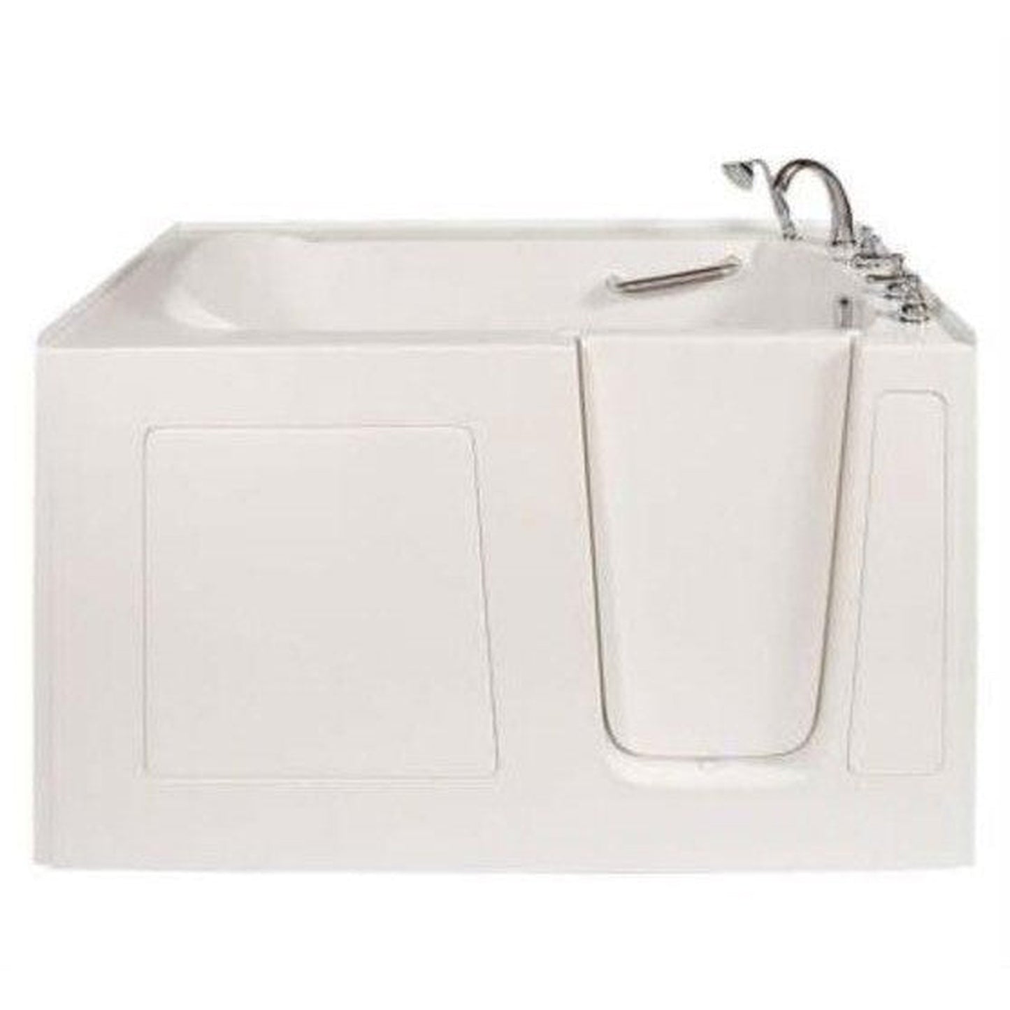 Mobility Bathworks 30"W x 60"L x 38"H Walk-In Right Hand Air Jetted Tub - White