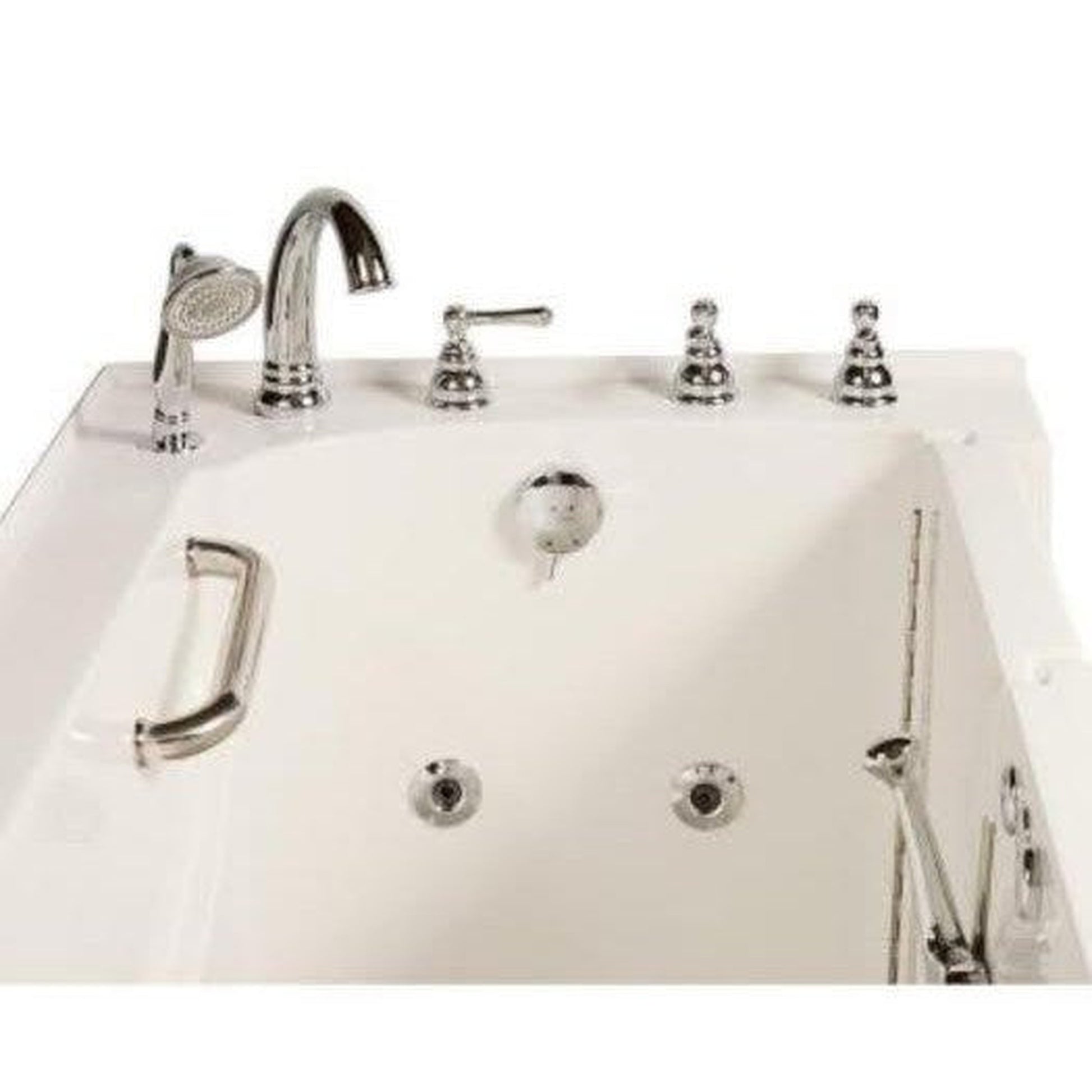 Mobility Bathworks 30"W x 60"L x 38"H Walk-In Right Hand Water Jetted Tub - White