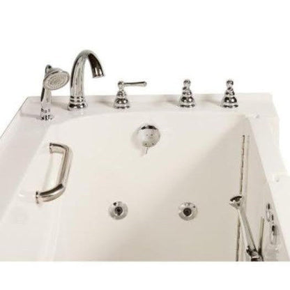 Mobility Bathworks 30"W x 60"L x 38"H Walk-In Right Hand Water Jetted Tub - White