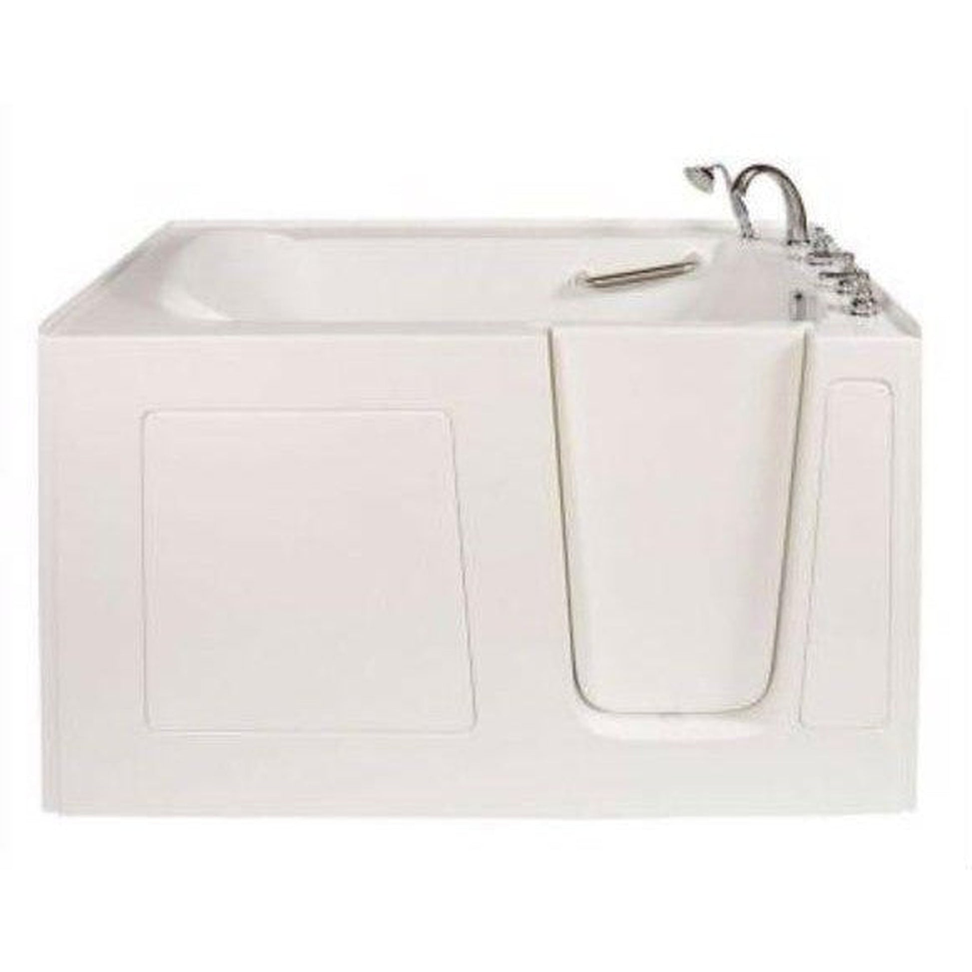 Mobility Bathworks 30"W x 60"L x 38"H Walk-In Right Hand Water Jetted Tub - White