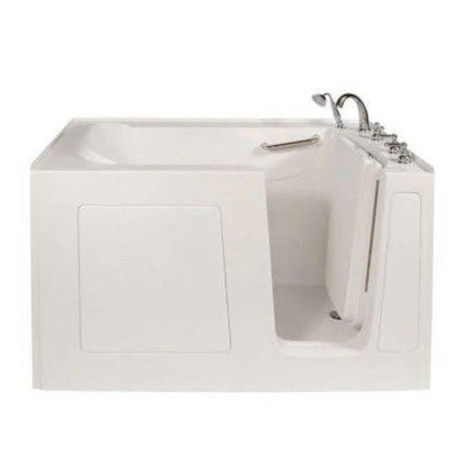 Mobility Bathworks 30"W x 60"L x 38"H Walk-In Right Hand Water Jetted Tub - White