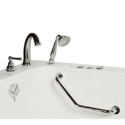 Mobility Bathworks 32"W x 52"L x 41"H Walk-In Left Hand Dual Jetted Wheelchair AccessibleTub - White