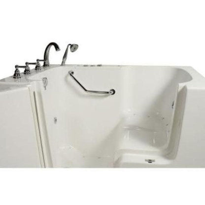 Mobility Bathworks 32"W x 52"L x 41"H Walk-In Left Hand Dual Jetted Wheelchair AccessibleTub - White