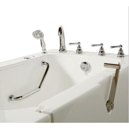 Mobility Bathworks 32"W x 52"L x 41"H Walk-In Right Hand Air Jetted Tub Wheelchair Accessible - White- White