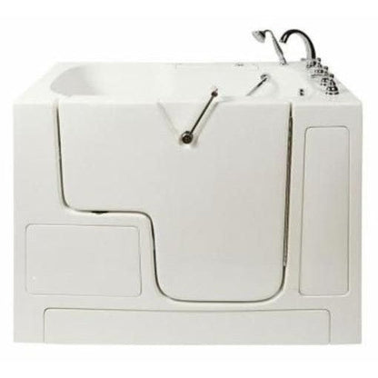 Mobility Bathworks 32"W x 52"L x 41"H Walk-In Right Hand Air Jetted Tub Wheelchair Accessible - White- White