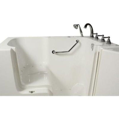 Mobility Bathworks 32"W x 52"L x 41"H Walk-In Right Hand Air Jetted Tub Wheelchair Accessible - White- White