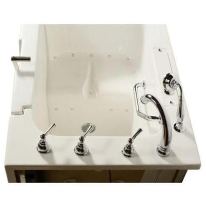Mobility Bathworks 32"W x 52"L x 41"H Walk-In Right Hand Air Jetted Tub Wheelchair Accessible - White- White