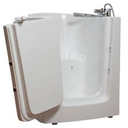 Mobility Bathworks 33"W x 38"L x 40"H Walk-In Left Hand Air Jetted Tub - White