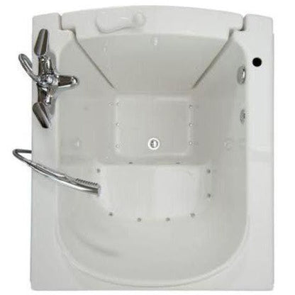 Mobility Bathworks 33"W x 38"L x 40"H Walk-In Left Hand Air Jetted Tub - White