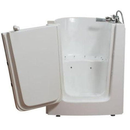 Mobility Bathworks 33"W x 38"L x 40"H Walk-In Left Hand Air Jetted Tub - White