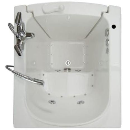 Mobility Bathworks 33"W x 38"L x 40"H Walk-In Left Hand Dual Jetted Tub - White