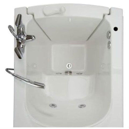 Mobility Bathworks 33"W x 38"L x 40"H Walk-In Left Hand Water Jetted Tub -White