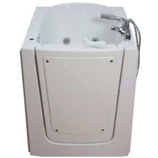 Mobility Bathworks 33"W x 38"L x 40"H Walk-In Left Hand Water Jetted Tub -White