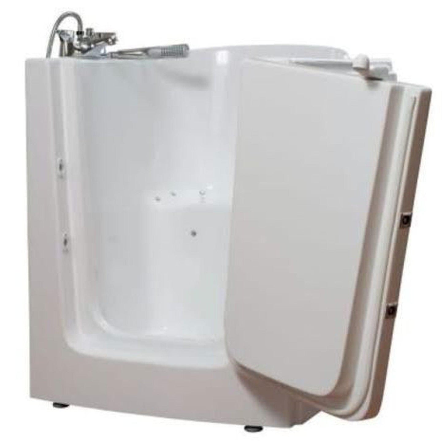 Mobility Bathworks 33"W x 38"L x 40"H Walk-In Right Hand Air Jetted Tub