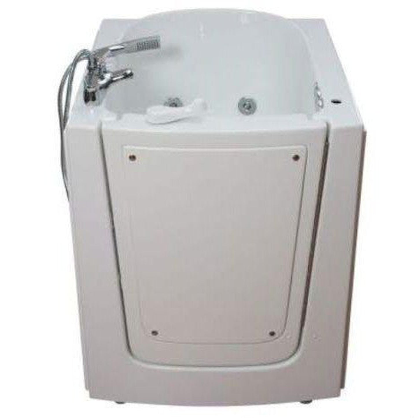 Mobility Bathworks 33"W x 38"L x 40"H Walk-In Right Hand Dual Jetted Tub - White