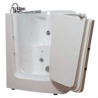 Mobility Bathworks 33"W x 38"L x 40"H Walk-In Right Hand Dual Jetted Tub - White