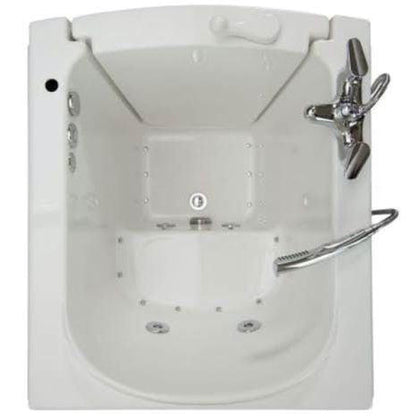 Mobility Bathworks 33"W x 38"L x 40"H Walk-In Right Hand Dual Jetted Tub - White