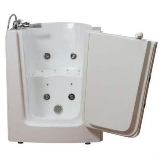 Mobility Bathworks 33"W x 38"L x 40"H Walk-In Right Hand Dual Jetted Tub - White
