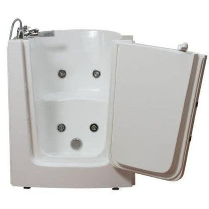 Mobility Bathworks 33"W x 38"L x 40"H Walk-In Right Hand Water Jetted Tub - White