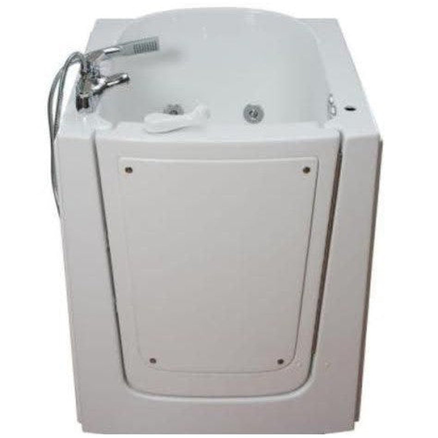 Mobility Bathworks 33"W x 38"L x 40"H Walk-In Right Hand Water Jetted Tub - White