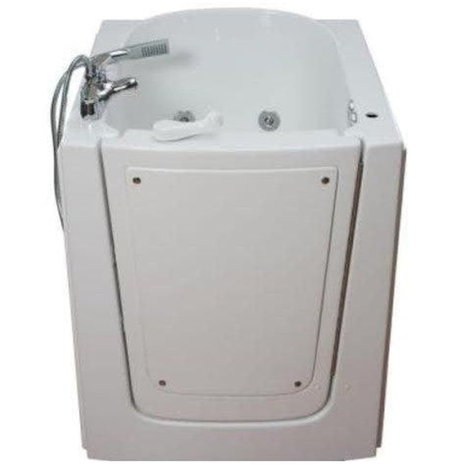 Mobility Bathworks 33"W x 38"L x 40"H Walk-In Right Hand Water Jetted Tub - White
