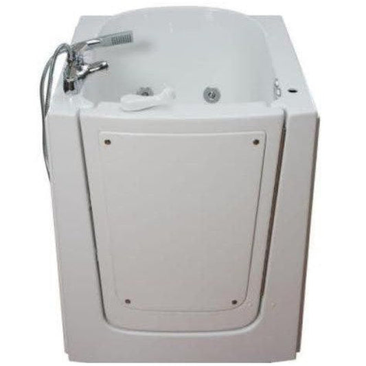Mobility Bathworks 33"W x 38"L x 40"H Walk-In Right Hand Water Jetted Tub - White