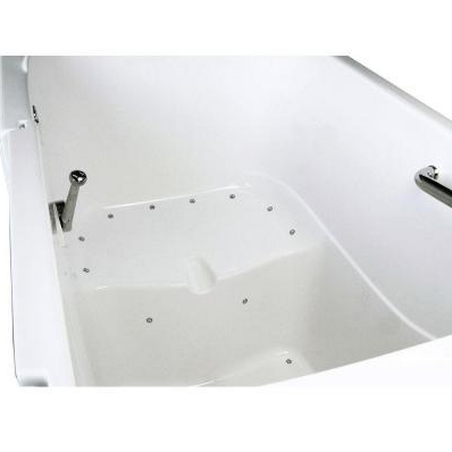 Mobility Bathworks 33"W x 55"L x 41"H Walk-In Left Hand Air Jetted Tub