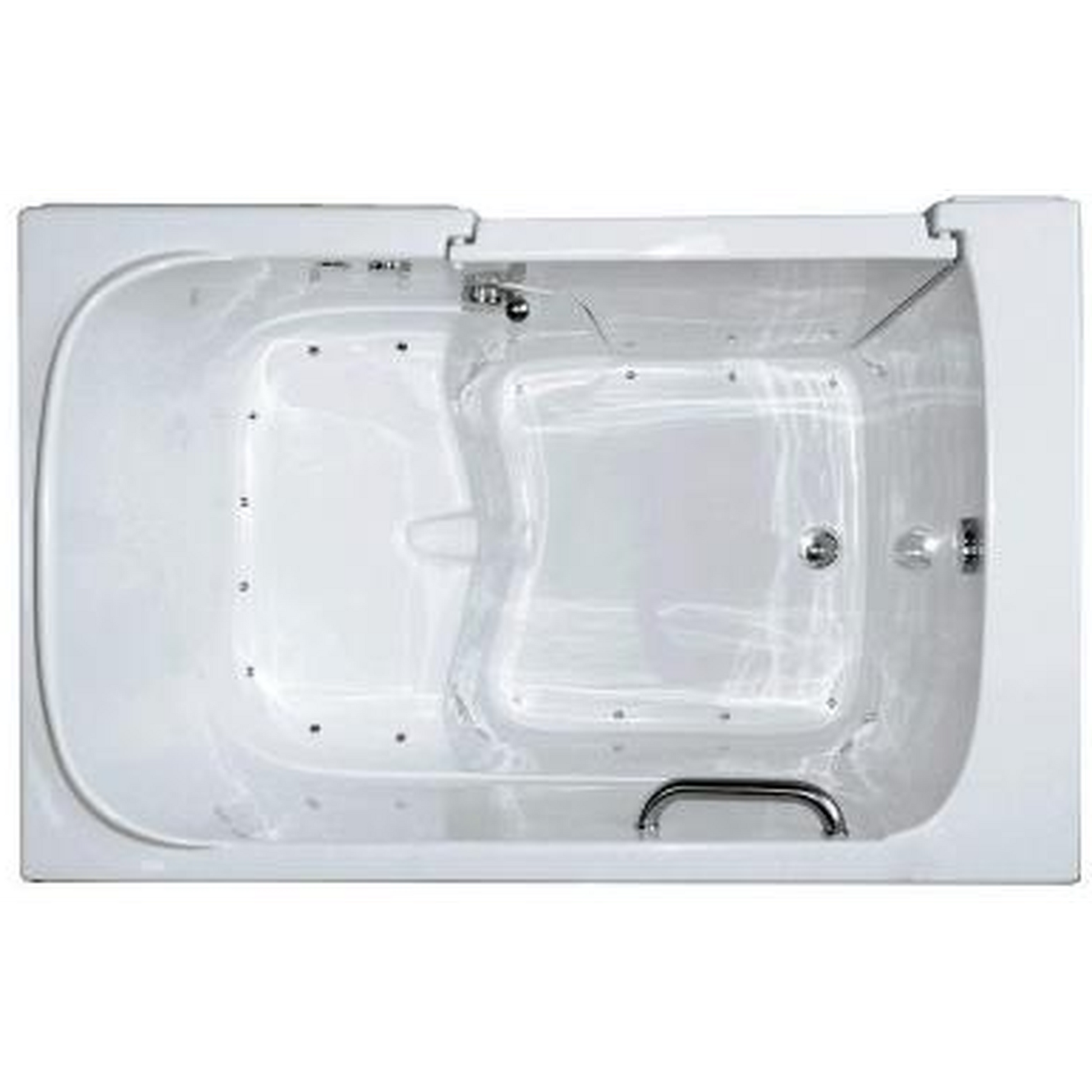 Mobility Bathworks 33"W x 55"L x 41"H Walk-In Left Hand Air Jetted Tub