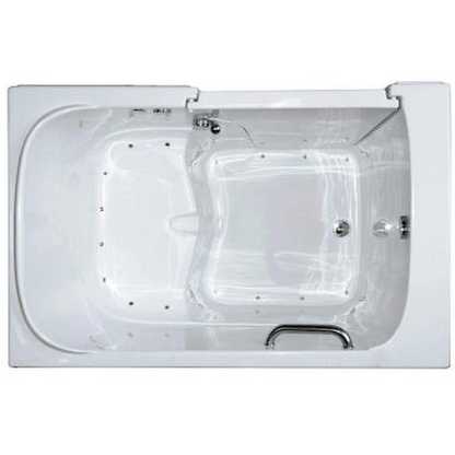 Mobility Bathworks 33"W x 55"L x 41"H Walk-In Left Hand Air Jetted Tub