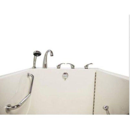 Mobility Bathworks 33"W x 55"L x 41"H Walk-In Right Hand Soaker Tub - White