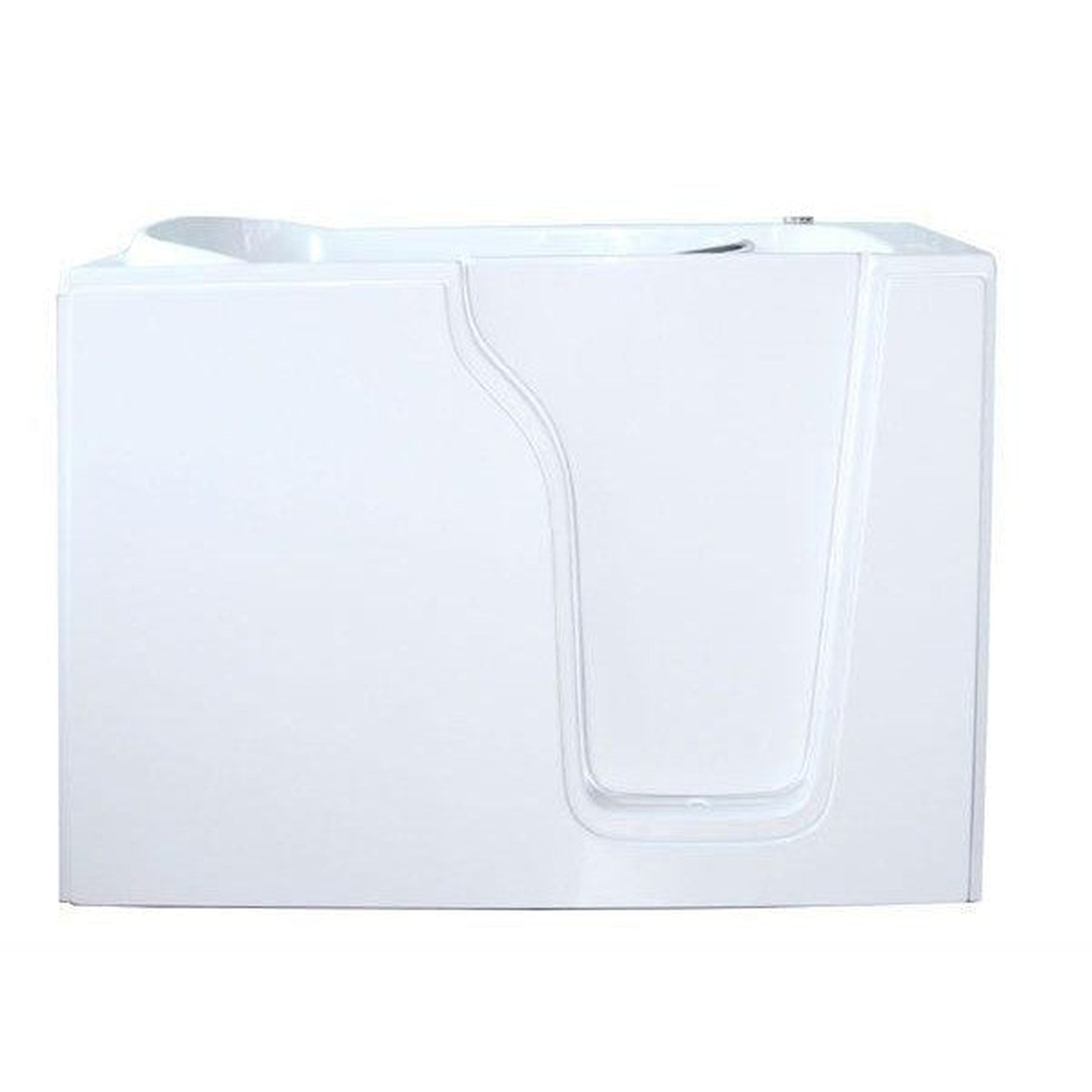 Mobility Bathworks 33"W x 55"L x 41"H Walk-In Right Hand Water Jetted Tub - White