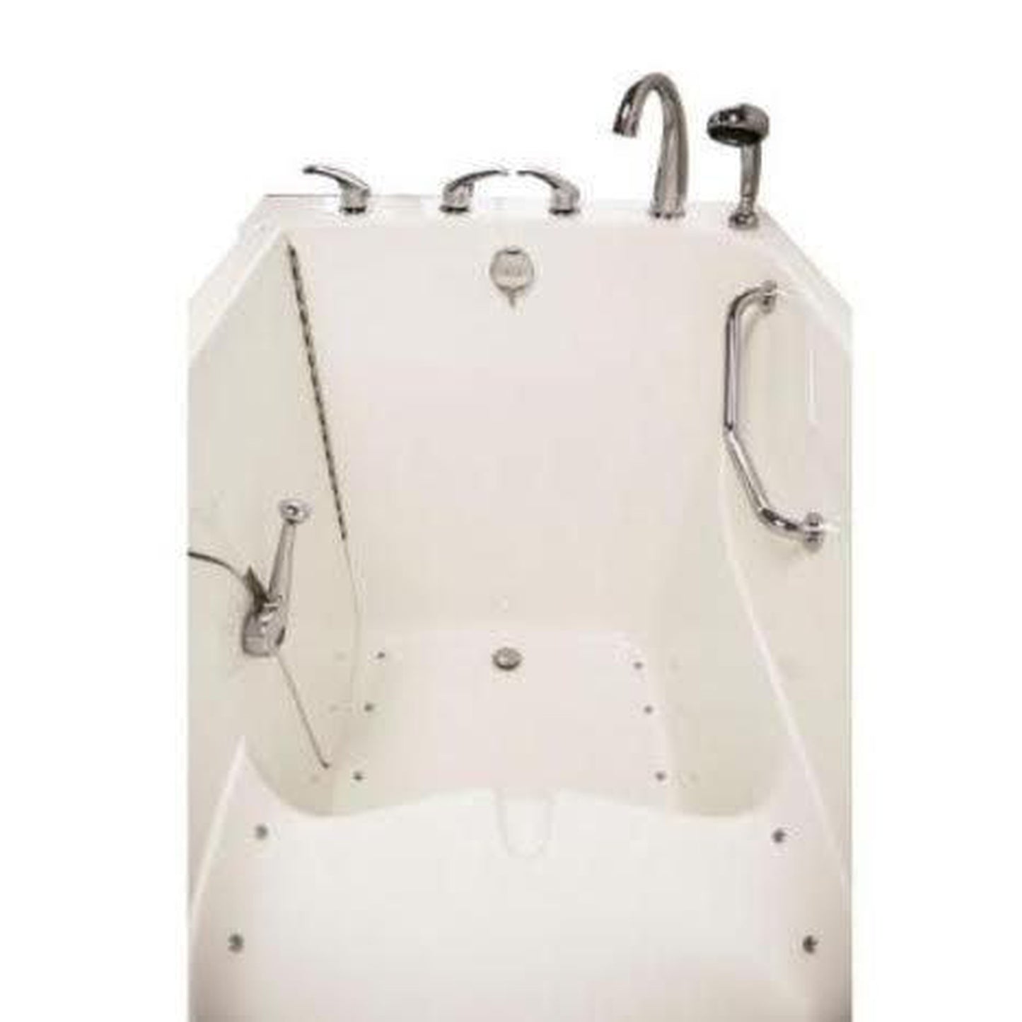 Mobility Bathworks 35"W x 55"L x 41"H Walk-In Left Hand Air Jetted Tub
